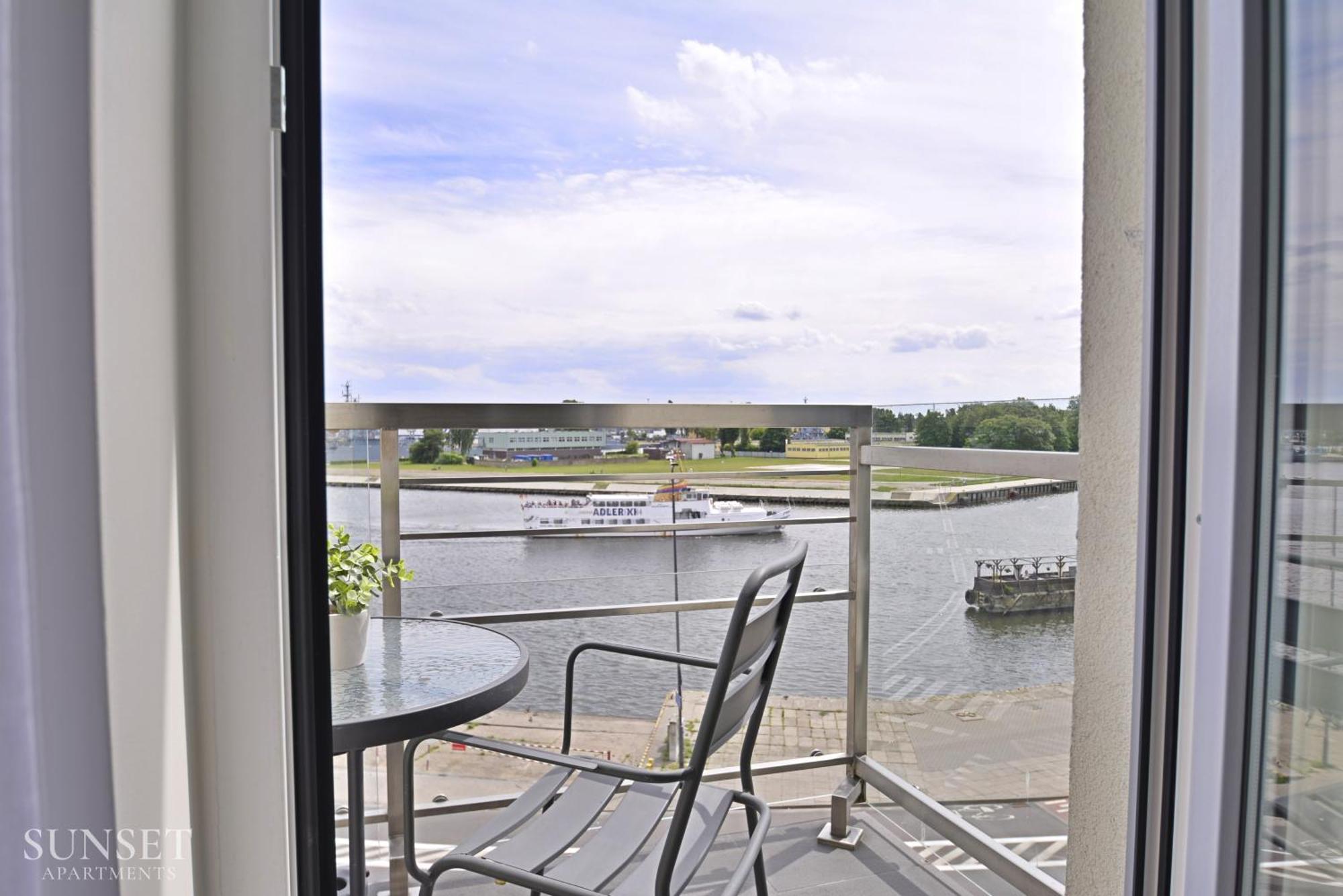 Sunset Apartments - Villa Concha - Parking - Widok Na Port! Swinoujscie Exterior photo